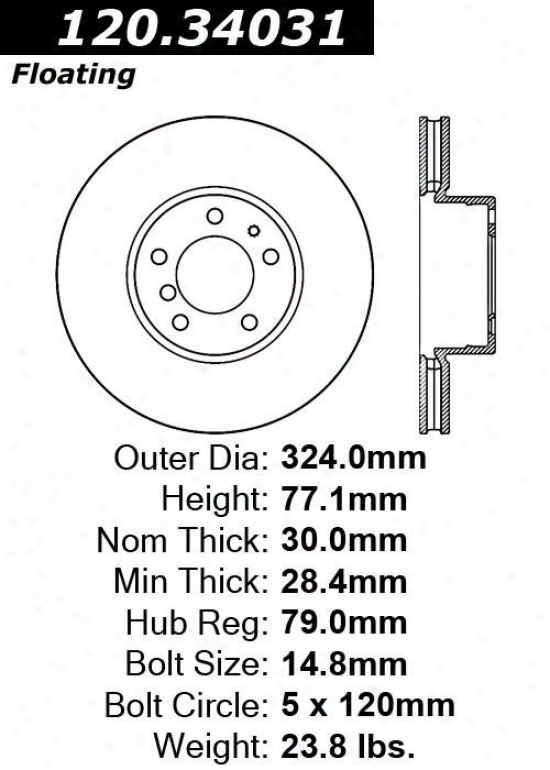 Centric Talents 120.34031 Bmw Parts