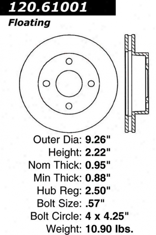 Centric Parts 120.61001 Mercury Parts