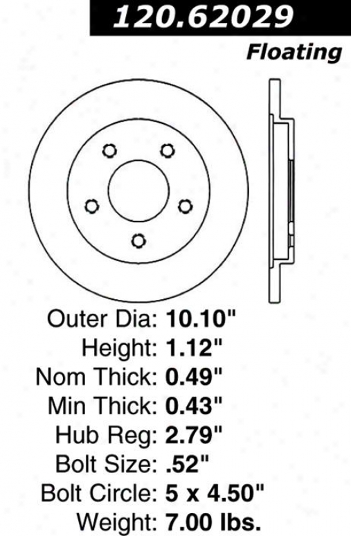 Centric Parts 120.62029 Chevrolet Parts
