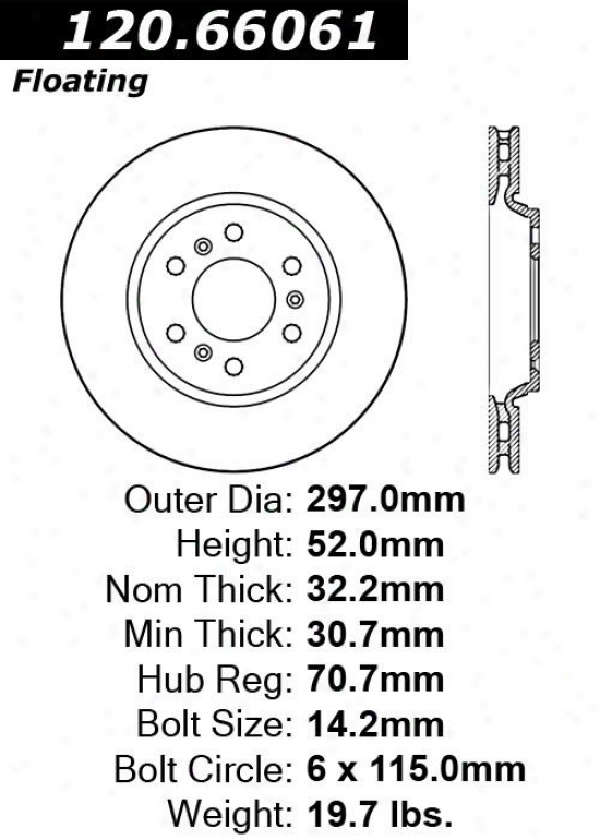 Centric Parts 120.66061 Buick Parts