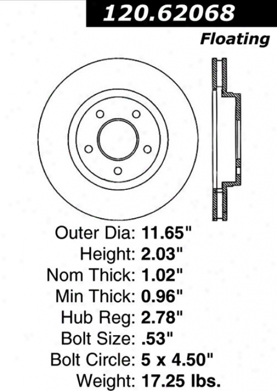 Centric Parts1 21.62068 Cadillac Disc Brake Rotor Hub
