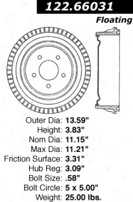 Centric Parts 122.66031 Chevrolet Parts