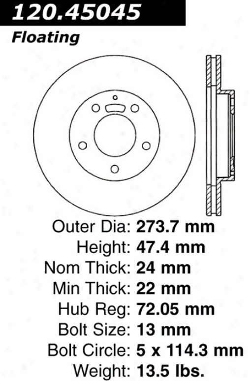 Ctek By Centric 121.45045 Mazda Parts