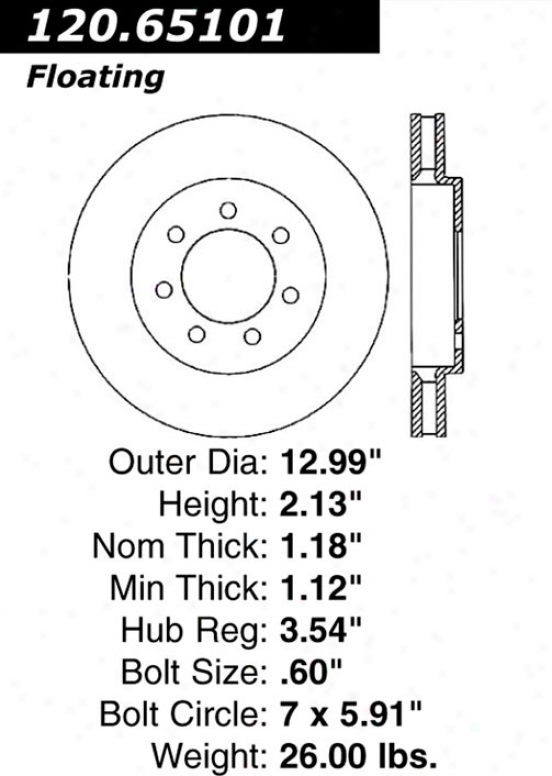 Ctek Through  Centric 121.65101 Ford Parts