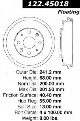 Ctek By Centric 123.45018 Mercury Parts