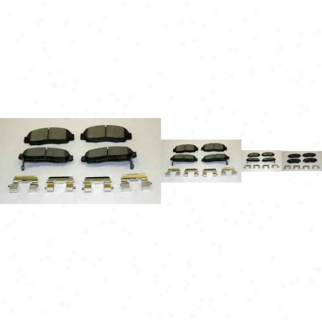 Monroe Premium Brake Pads Dx787 Hummer Semi Metalic Brake Pads
