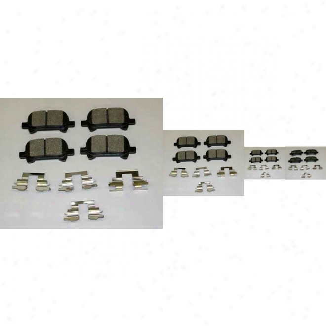 Monroe Premium Brake Pads Dx828 Honda Semi Metalic Brake Pads