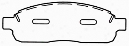 Wagner Sx1083 Sx1083 Dodge Semi Metalic Brake Pads