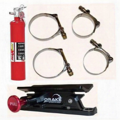 4wd 2.5 Lb. H3r Maxout Red Fire Extinguisher And Drake Mounting Pak - 250rpkg