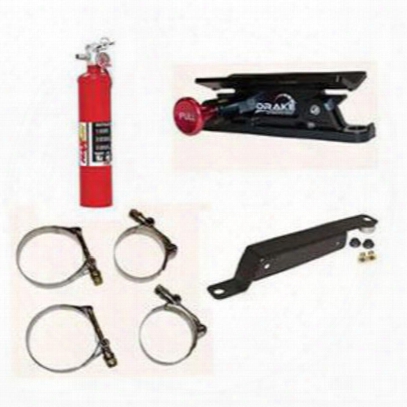 4wd 2.5 Lb. H3r Maxout Red Fire Extinguisher And Drake Mounting Pak - 250rjkpkg