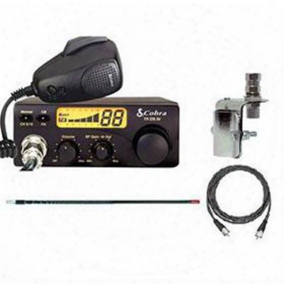 4wd Cobra Cb Radio 19dx Universal Pak - Cb19unvpkg