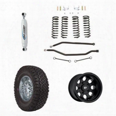 Genuine Packages 3.5 Inch Pro Comp Lift Kit With Shocks And Pro Comp A/t Sport Tires And Pro Comp Wheel Package - Set Of 4 - Jkspecial
