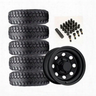 Genuine Packages Goodyear Wrangler Mt/r With Kevlar 33x12.50r-15lt And Trail Master Tm9 Wheel 15x8 Package - Set Of 5 - Tirepkg37