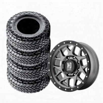 Genuine Packages Nitto 35x12.50r20 Trail Grappler And Xd127 Wheel 20x10 Package - Set Of 4 - Tirepkg268