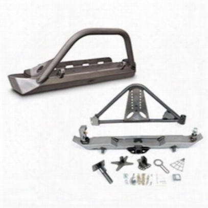 Genuine Packages Poison Spyder Brawler Front And Rear Bumpers (bare) - Tjspecial07