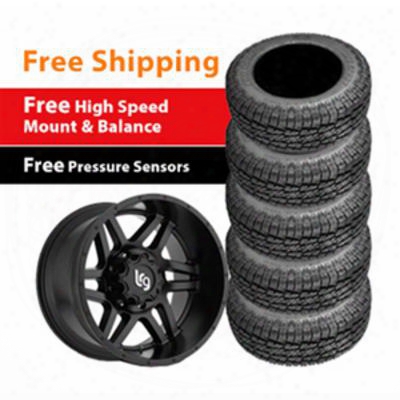 Genuine Packages Pro Comp A/t Sport 35x12.50r20lt And Lrg 111 20x9 Wheel Package - Set Of 5 - Tirepkg260