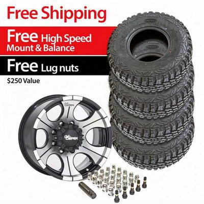 Genuine Packages Pro Comp Xtreme Mt2 33x12.50r15 Tire And Dick Cepek Dc-2, 15x8 Wheel Package - Set Of 4 - Tirepkg292