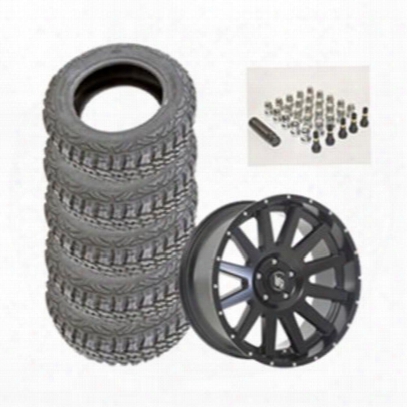 Genuine Packages Pro Comp Xtreme Mt2 35x12.50r20 And Lrg Rims Lrg107 20x9 Wheel Package - Set Of 5 - Tirepkg94
