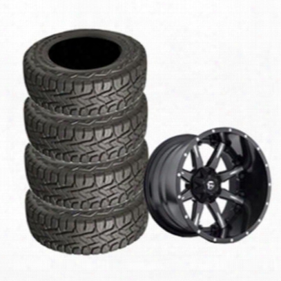 Genuine Packages Toyo 35x12.50r22 Open Country And D251 Nutz Wheel 22x10 Package - Set Of 4 - Tirepkg276