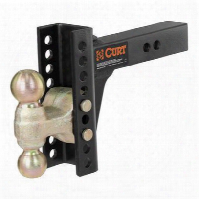 Curt Manufacturing Adjustable Forged Ball Mount (black) - 45900