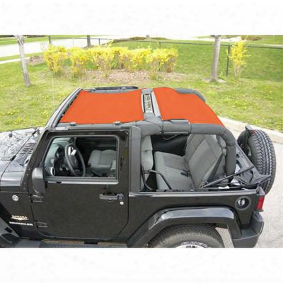 Dirtydog 4x4 Full Sun Screen, Orange - D/dj2ss07f2or