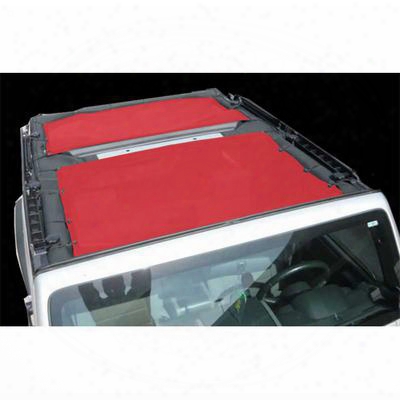 Dirtydog 4x4 Full Sun Screen, Red - D/dj4ss07f2rd