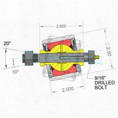 Daystar 2.5 Inch Poly Flex Joint Kit - Ku70000bk