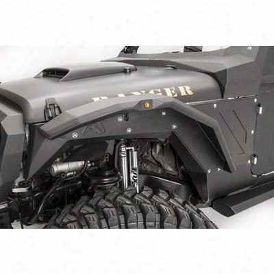 Fab Fours Front Fender Flare (black) - Jk1003-1