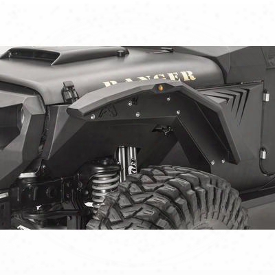 Fab Fours Front Inner Replacement Fender (black) - Jk1002-1