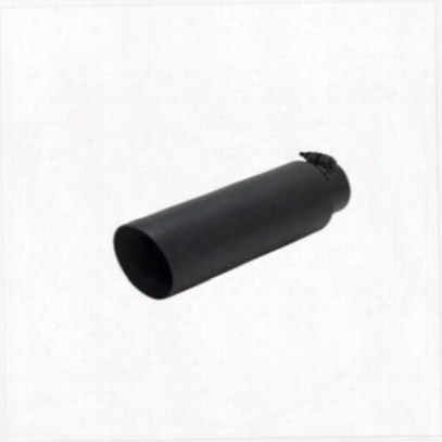 Flowmaster Stainless Steel Exhaust Tip (wrinkle Black) - 15397b