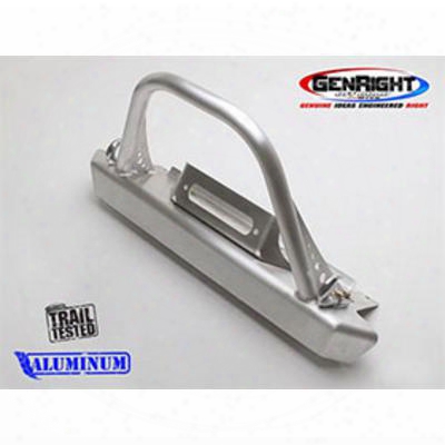 Genright 42 Inch Stubby Front Bumper With Winch Guard Bar (bare) - Fbb-2245