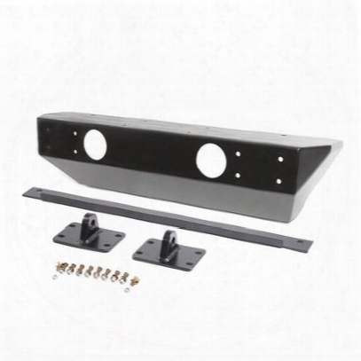 Genright Stubby Front Bumper Winch Guard Bar (black) - Fbb-8455