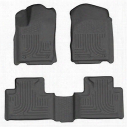 Husky Liners Weatherbeater Front And Rear Floor Liner (gray) - 99052