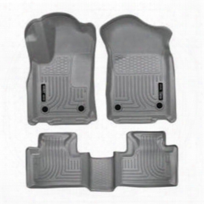 Husky Liners Weatherbeater Front And Rear Floor Liners (gray) - 99152
