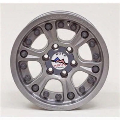 Hutchinson D.o.t. Beadlock, 17x8.5 Wheel With 6 On 5.5 Bolt Pattern - Argent - 60670-023-01