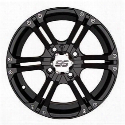 Itp Ss212 14x8 Wheel With 4 On 110 Bolt Pattern (black) - 14ss401