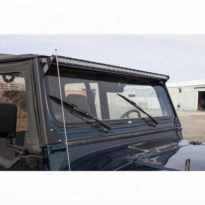 Jcroffroad 50 Inch Windshield Light Ba R Mounts (black ) - Yjlm50-pc