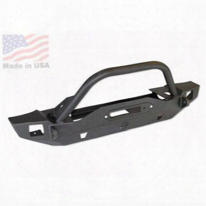 Jcroffroad Crusader Mid Width Front Winch Bumper (black) - Swbfctj-tt-p