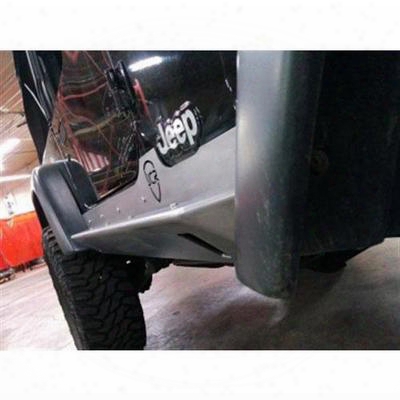 Jcroffroad Crusader Rock Sliders (bare Steel) - Swbsl-crljb