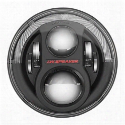 Jw Speaker 8700 Evolution J2 Series Dual Burn 7" Led Headlights (black Bezels) - 0554543