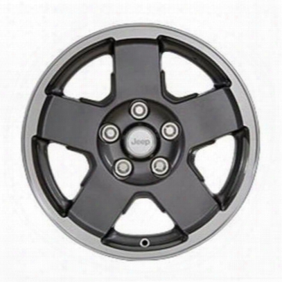 Jeep 2007-2013 Jeep Jk Wheel, 17x7.5 With 5 On 5 Bolt Pattern - Gunmetal Gray - 82210355ab