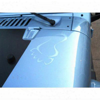 Jeep Footprint Fender Flare Decal (white) - 68141691aa