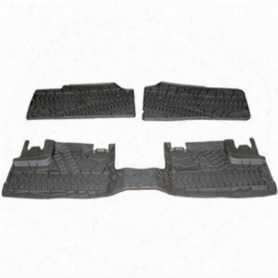 Jeep Front And Rear Slush Mats (slate Gray) - 82210166ad