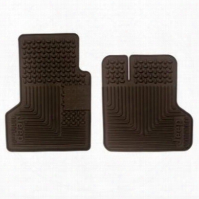 Jeep Front Rubber Floor Mats (black) - 82204673ab