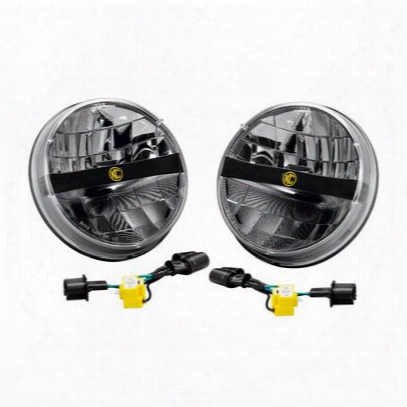 Kc Hilites 7 Inch Led Replacement Headlights (chrome) - 42321