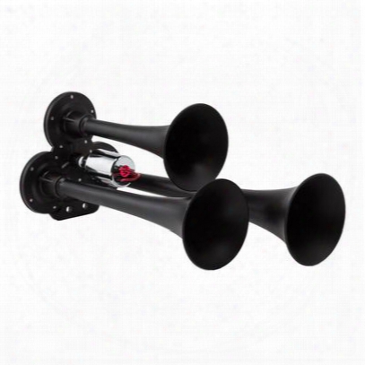 Kleinn Train Horns Black Triple Air Horn - 130-1
