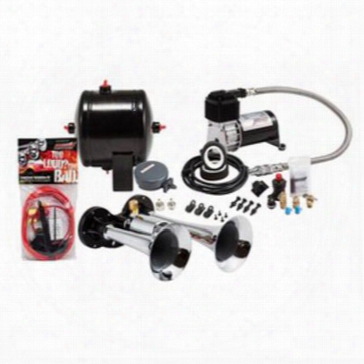 Kleinn Train Horns Complete Dual Air Horn Package With 120 Psi Sealed Air System - Hk1