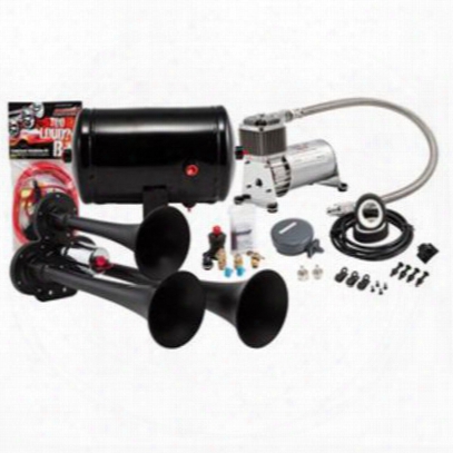 Kleinn Train Horns Complete Triple Air Horn Package With 130 Psi Sealed Air System - Hk3-1