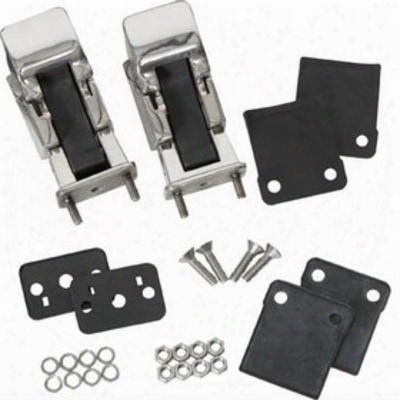 Kentrol Tj Sryle Hood Catch (stainless Steel) - 30563