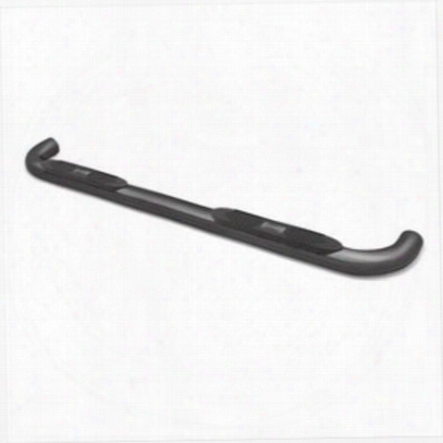 Lund 4 Inch Round Bent Tube Steps, Cab Length (black) - 26374838